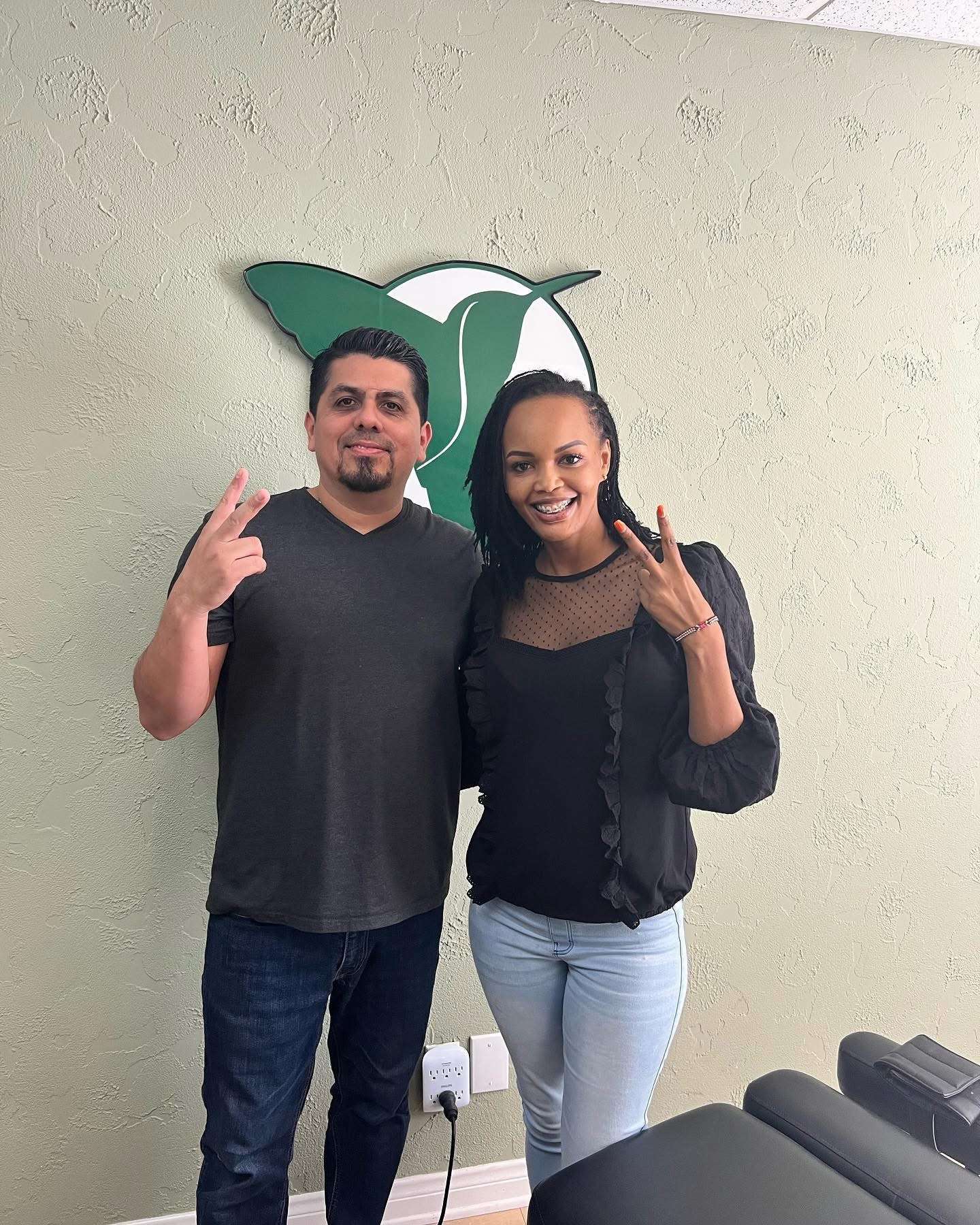 Couple smiling after a Ring Dinger® session