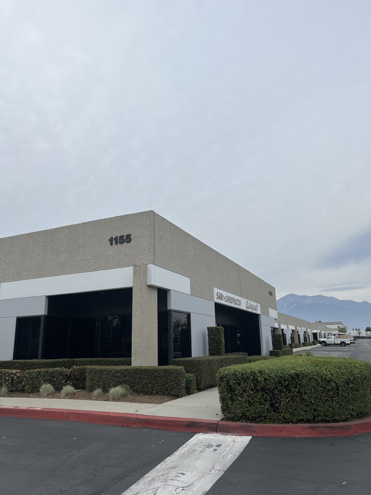 Exterior view of the clinic building in Ontario, California